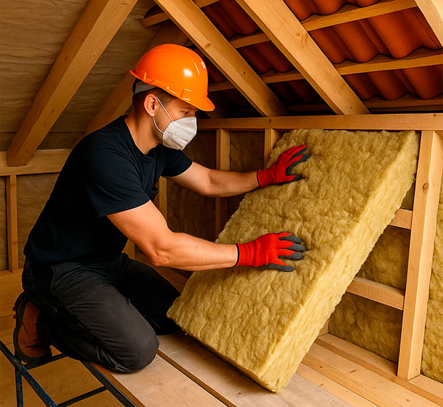 Утепление мансардной крыши в Лосино-Петровском